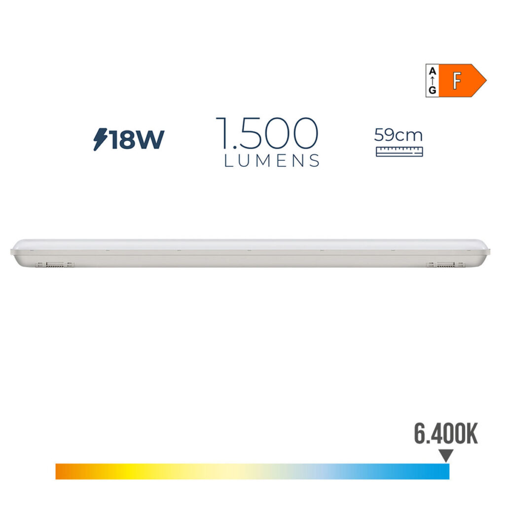 LED Σωλήνας EDM Λευκό A F 18 W 1500 lm (6400 K)