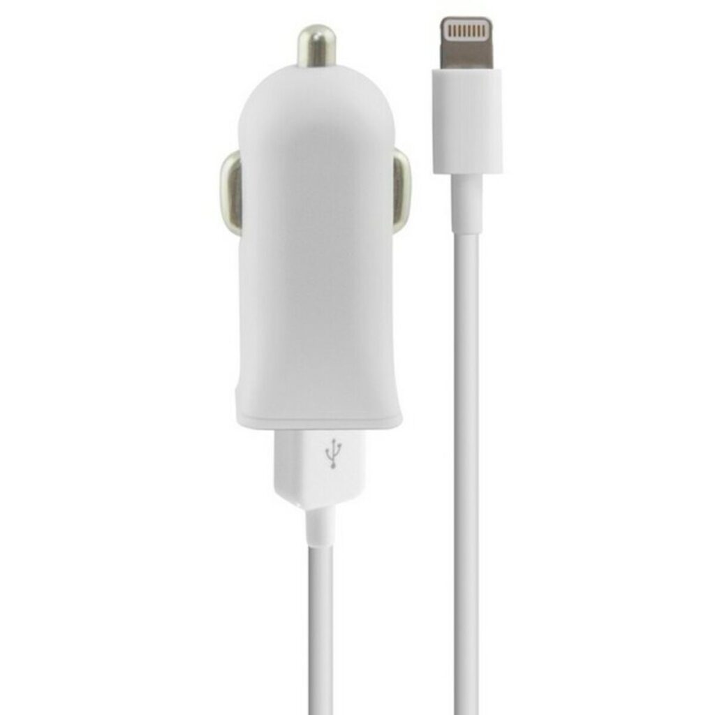 Φορτιστής USB για αυτοκίνητο + Καλώδιο Lightning MFi Contact Apple-compatible 2.1A