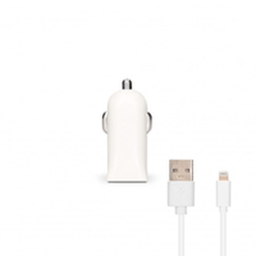 Φορτιστής USB για αυτοκίνητο + Καλώδιο Lightning MFi Contact Apple-compatible 2.1A