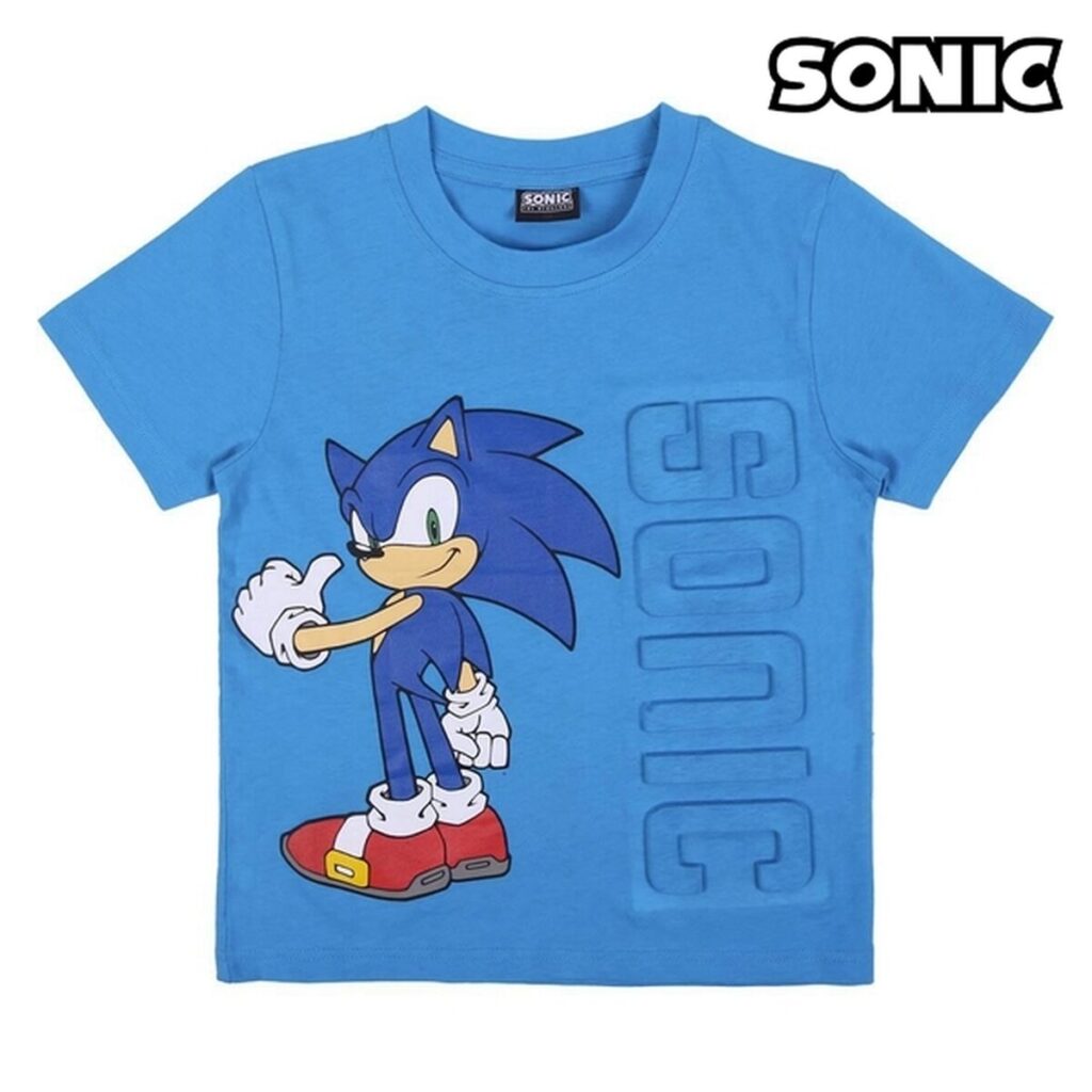 Παιδικό Μπλούζα με Κοντό Μανίκι Sonic
