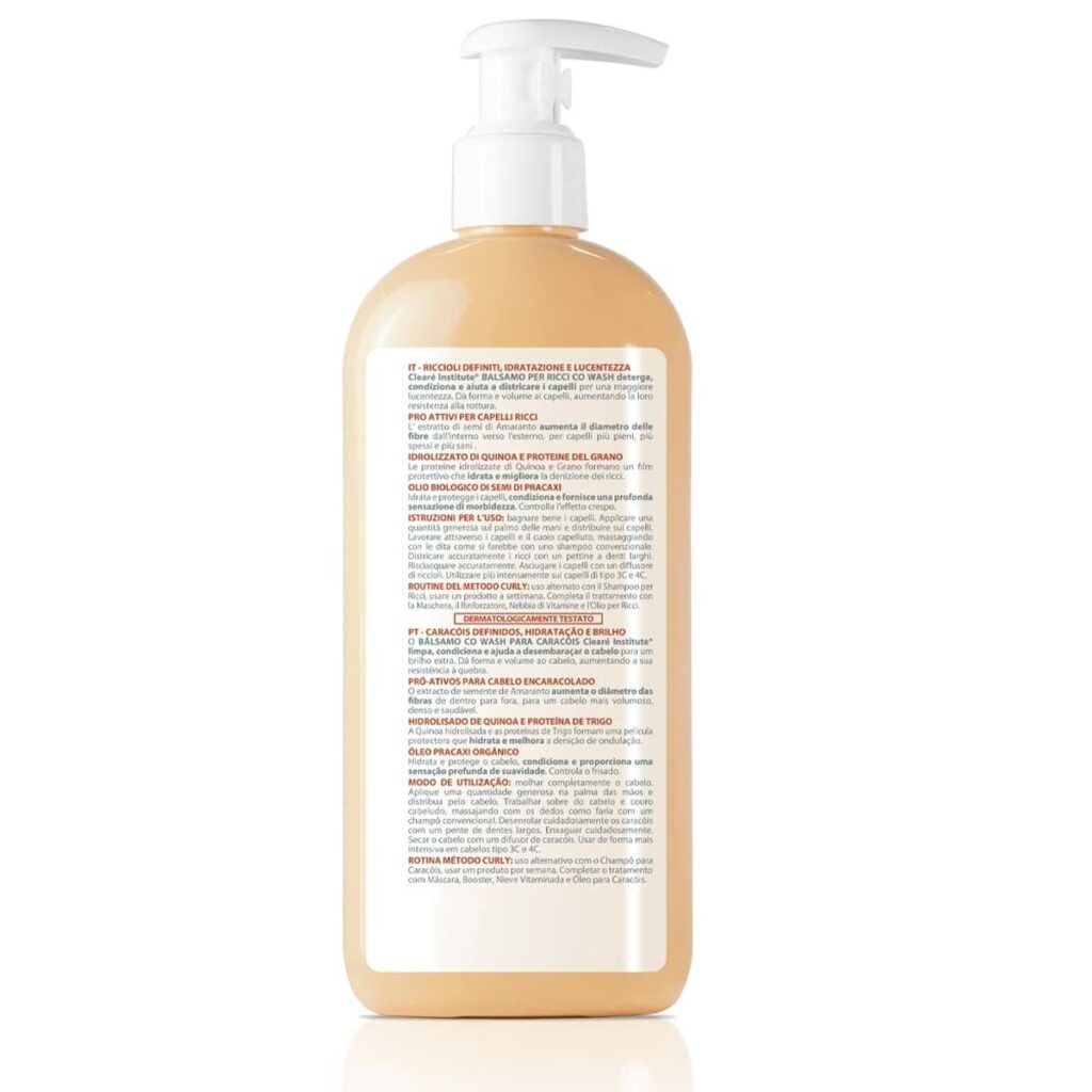 Υγρό για να Φτιάξετε Mπούκλες Clearé Institute Wash Curly 300 ml