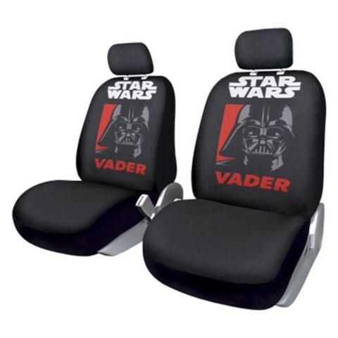 Σετ Καλύψεων Καθισμάτων Star Wars Darth Vader Καθολικό Εμπρός Μαύρο x2