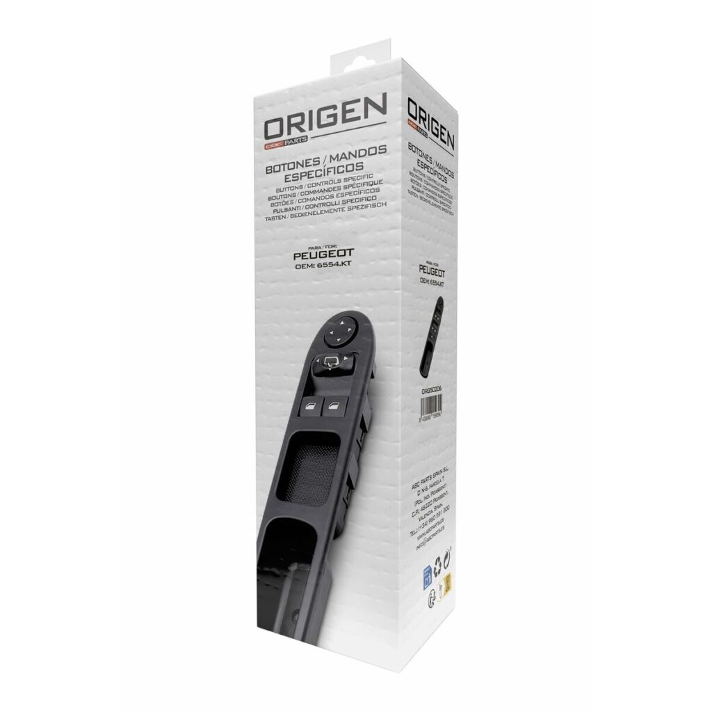 Πλήκτρο για ηλεκτρικό παράθυρο Origen ORG50206 Peugeot