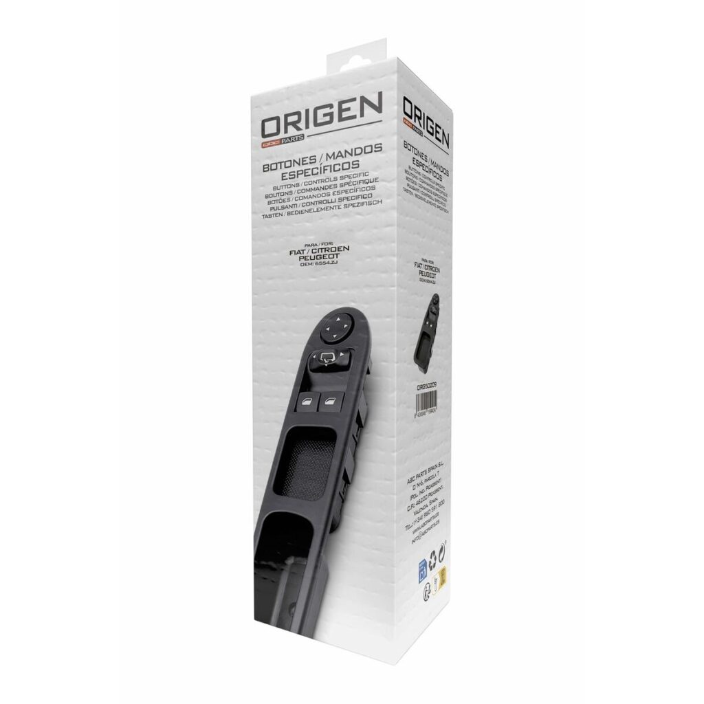 Πλήκτρο για ηλεκτρικό παράθυρο Origen ORG50209 Peugeot Citroën Fiat