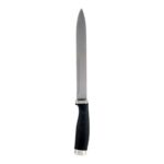 Μαχαίρι Κουζίνας Ανοξείδωτο ατσάλι Ασημί Μαύρο Πλαστική ύλη