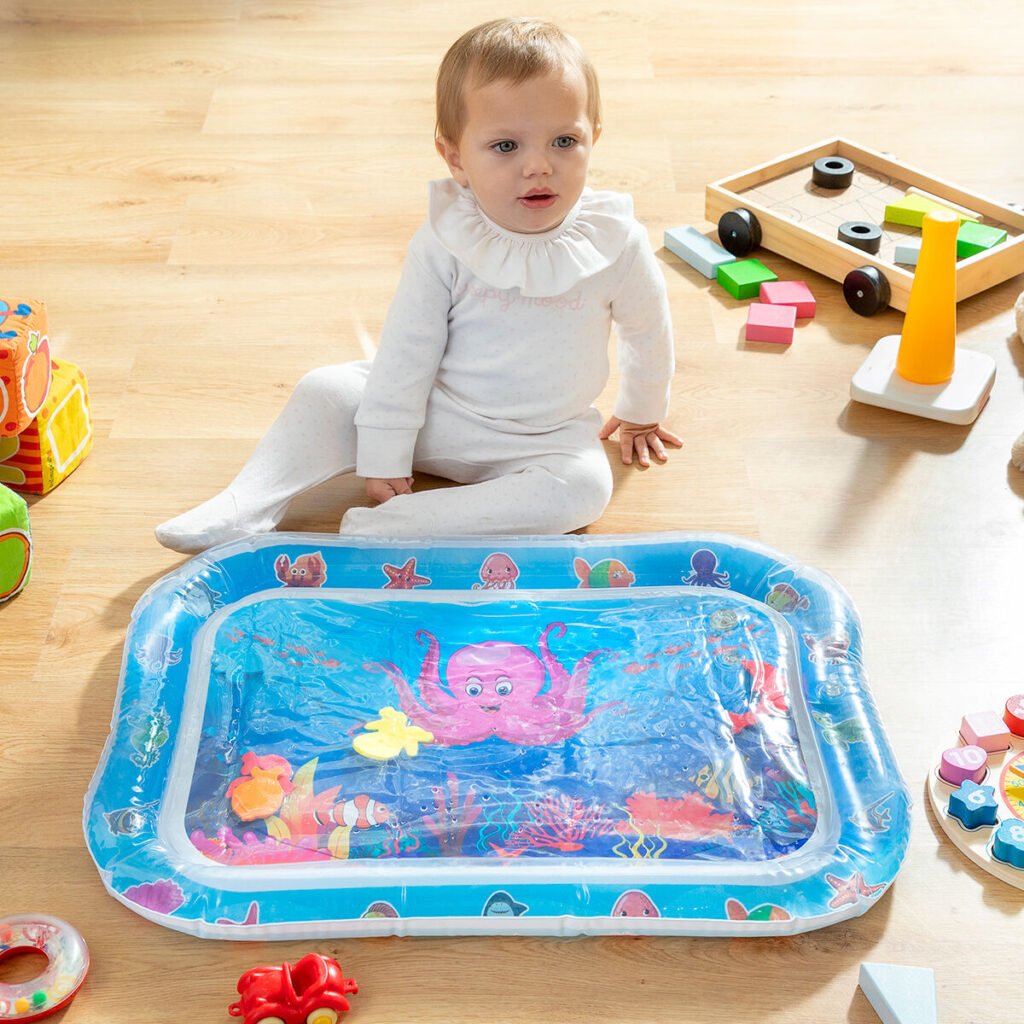Φουσκωτό Χαλάκι Παιχνιδιού με Νερό για Μωρά Wabbly InnovaGoods