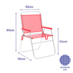 πτυσσόμενη καρέκλα Marbueno Κοράλι 52 x 80 x 56 cm
