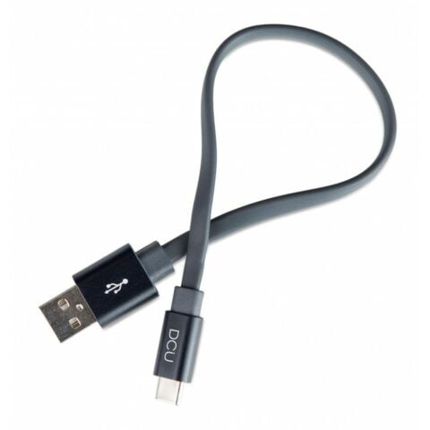 Καλώδιο USB A σε USB C DCU 30402045 Μαύρο 20 cm