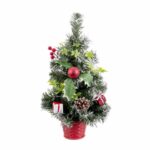 Χριστουγεννιάτικο δέντρο Κόκκινο Πολύχρωμο Πλαστική ύλη Ανανάδες 40 cm