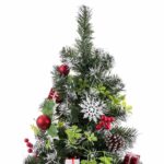 Χριστουγεννιάτικο δέντρο Κόκκινο Πολύχρωμο Πλαστική ύλη Ανανάδες 40 cm