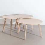 Βοηθητικό Τραπέζι Marzia Χάλυβας Λευκό 70 x 70 x 40 cm