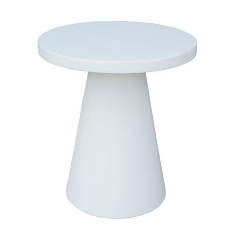Τραπέζι Bacoli Τραπέζι Λευκό Τσιμέντο 45 x 45 x 50 cm