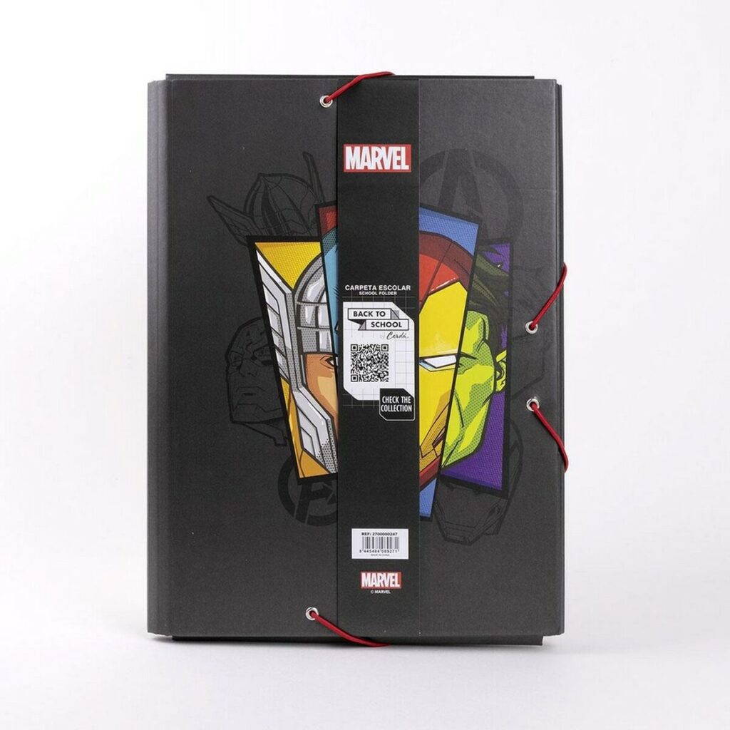 Φάκελος The Avengers A4 Μαύρο (24 x 34 x 4 cm)