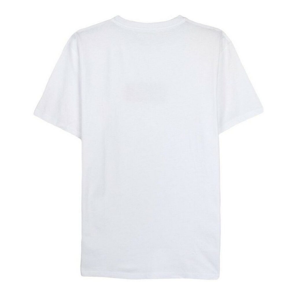Ανδρική Μπλούζα με Κοντό Μανίκι Marvel Λευκό Ενήλικες