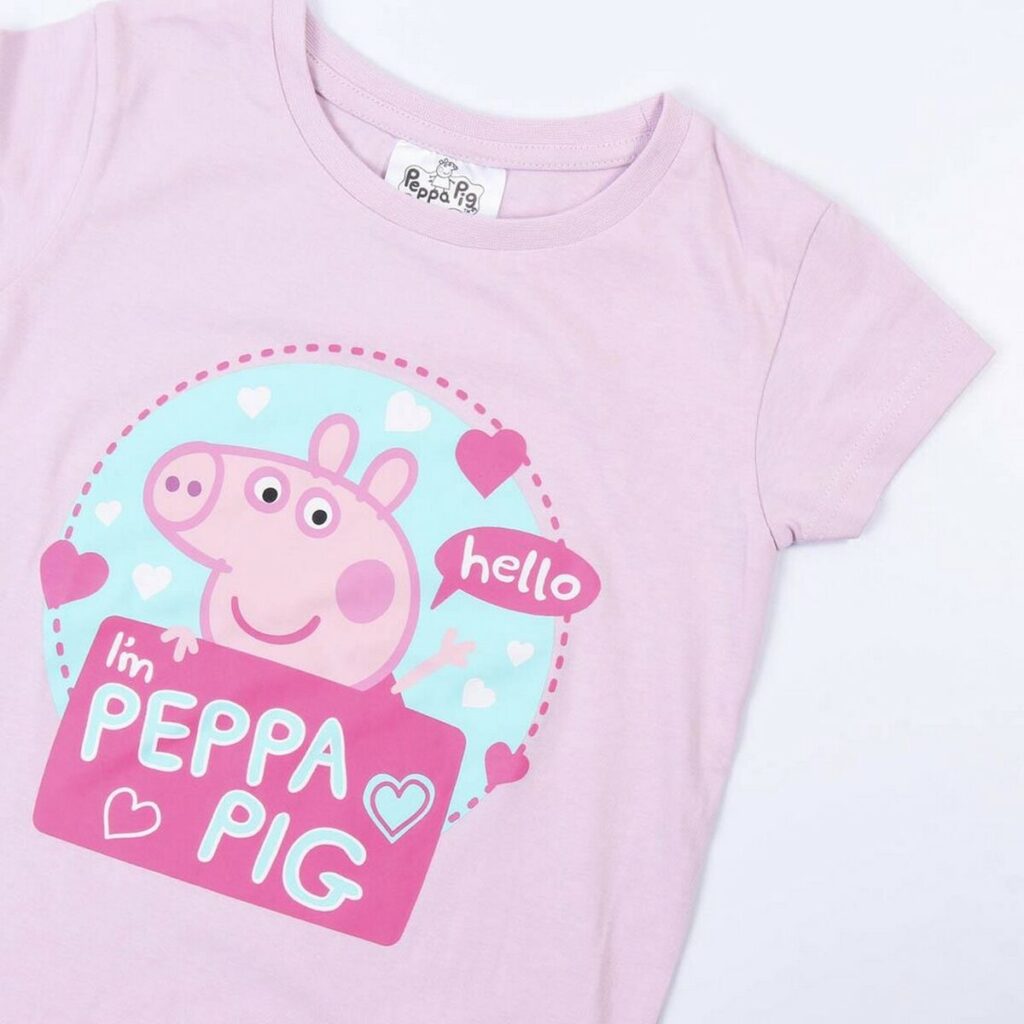 Kαλοκαιρινή παιδική πιτζάμα Peppa Pig Ροζ