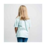 Παιδικό Μπλούζα με Κοντό Μανίκι Disney Princess Πράσινο Ανοιχτό Πράσινο
