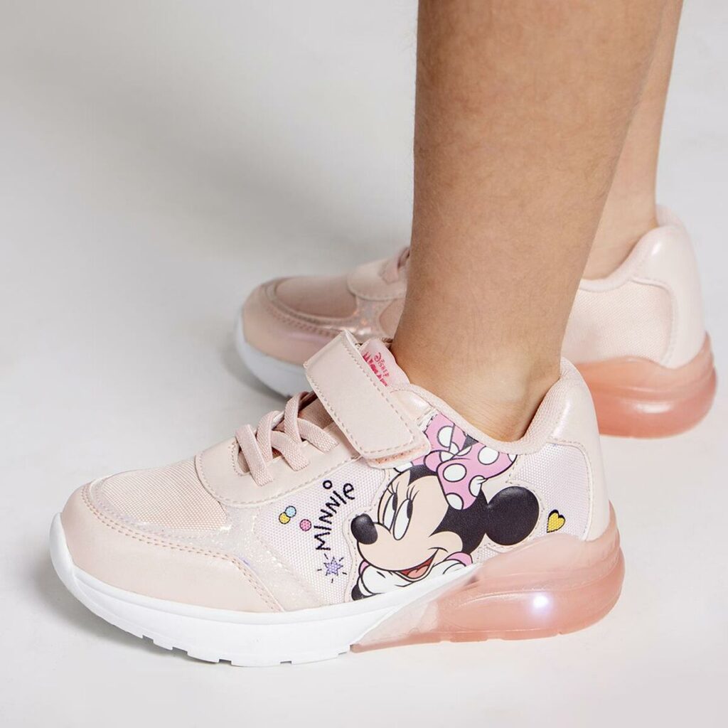 Αθλητικα παπουτσια με LED Minnie Mouse Ροζ