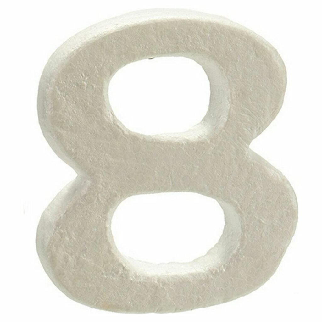 Αριθμοί Αριθμοί 8 πολυστερίνη 2 x 15 x 10 cm (12 Μονάδες)