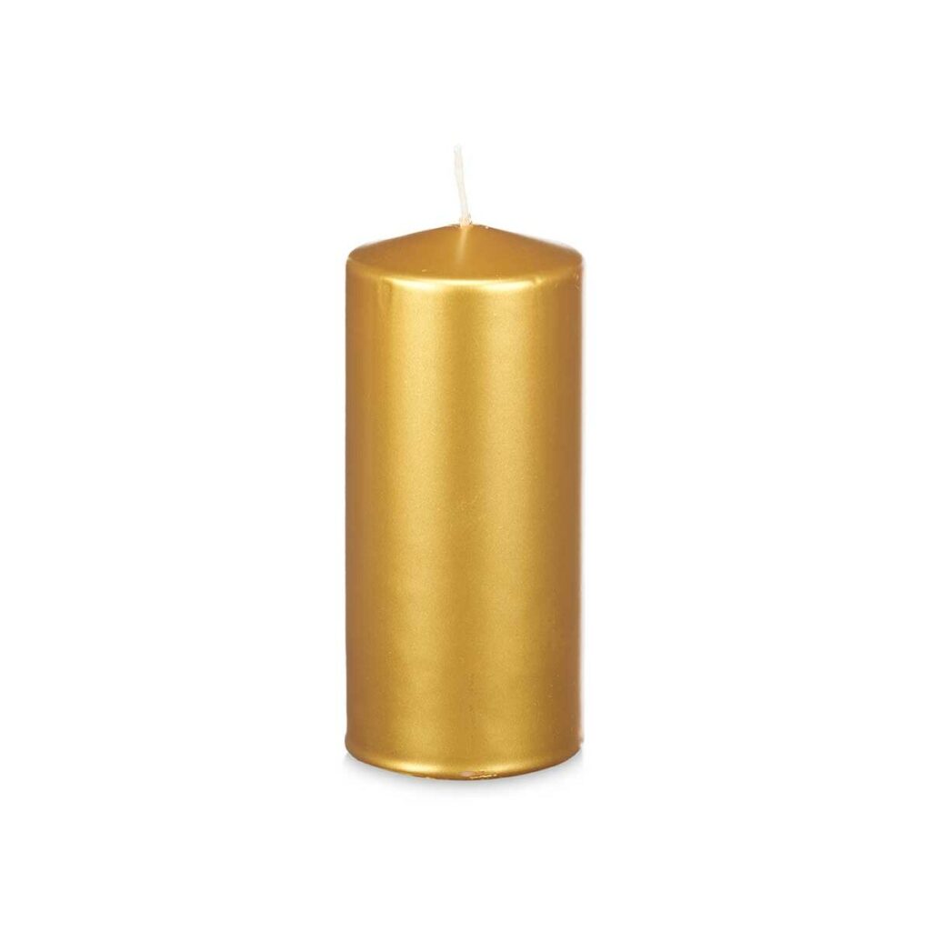 Κερί Χρυσό 9 x 20 x 9 cm (8 Μονάδες)