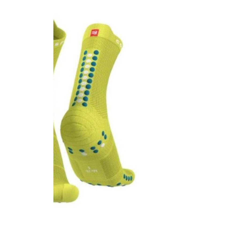 Αθλητικές Κάλτσες Compressport Pro Racing Πράσινο λιμόνι