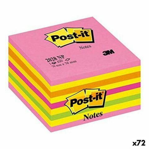 Συγκολλητικές Σημειώσεις Post-it Ροζ 76 x 76 mm (72 Μονάδες)