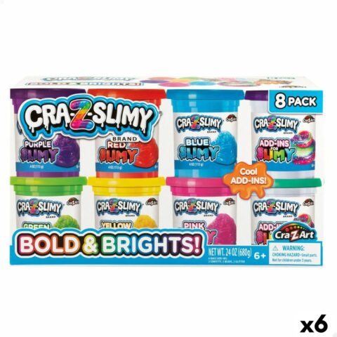 Παιχνίδι με Πλαστελίνη Cra-Z-Art Bold&Brights (x6) Slime