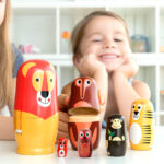 Ξύλινο Matryoshka με Εικόνες από Ζώα Funimals InnovaGoods 11 Τεμάχια
