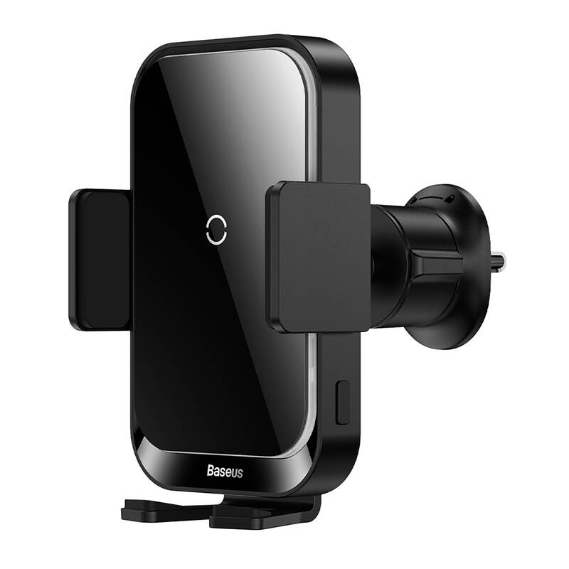 Car holder Baseus Halo with 15W inductive charger (black)
