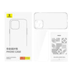 Baseus Θήκη για iPhone 15 Pro και Προστατευτικό Οθόνης Tempered Glass (Διαφανές)