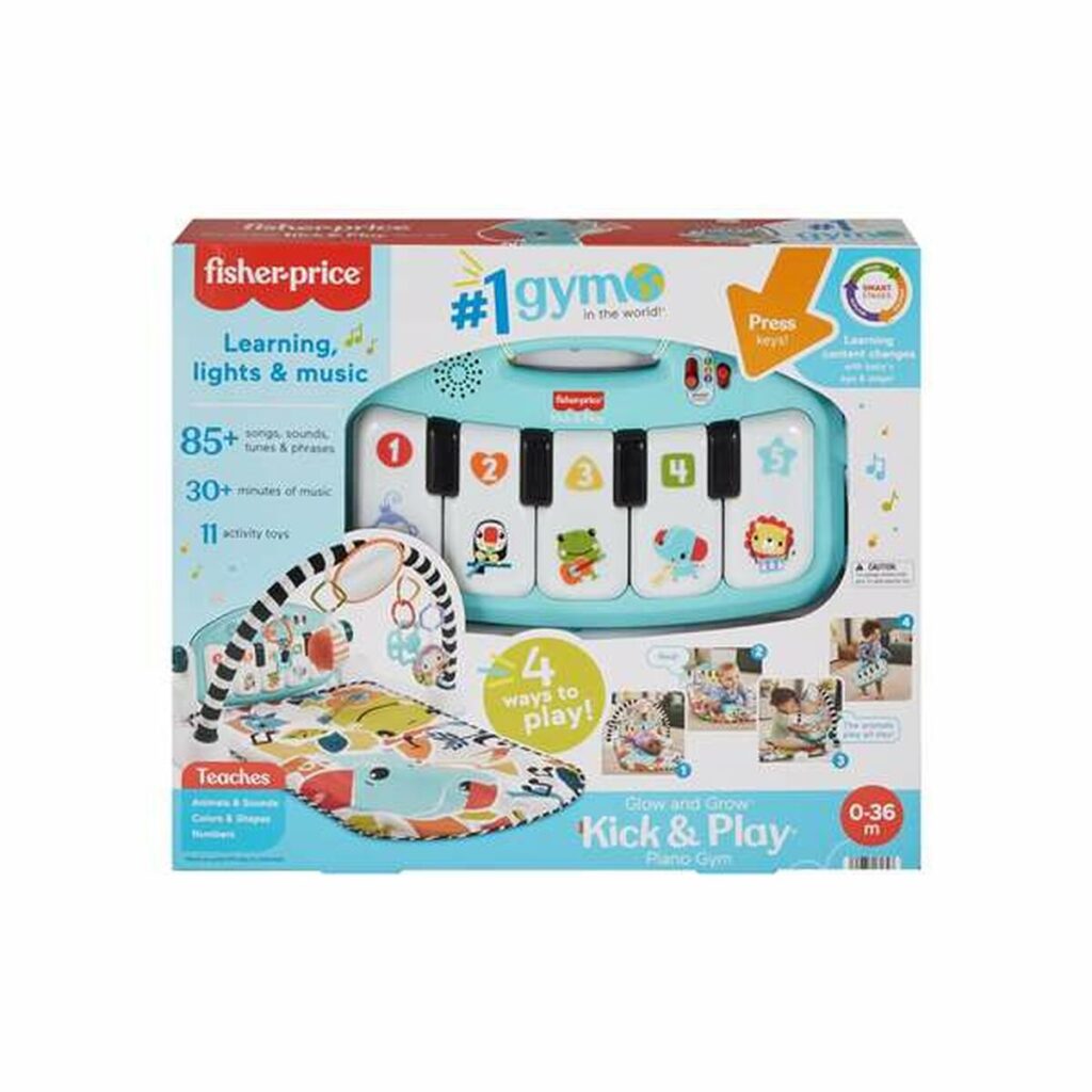 Παίξτε Mat Fisher Price Kick and Play Κουδουνίστρα Πιάνο