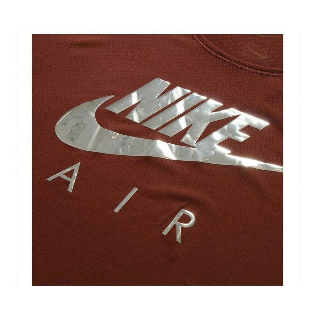 Ανδρική Μπλούζα με Κοντό Μανίκι Nike Dri-FIT Καφέ