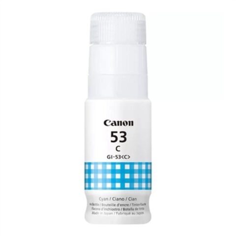 Μελάνι για Επαναφορτιζόμενα Δοχεία Canon GI-53C Κυανό 60 ml