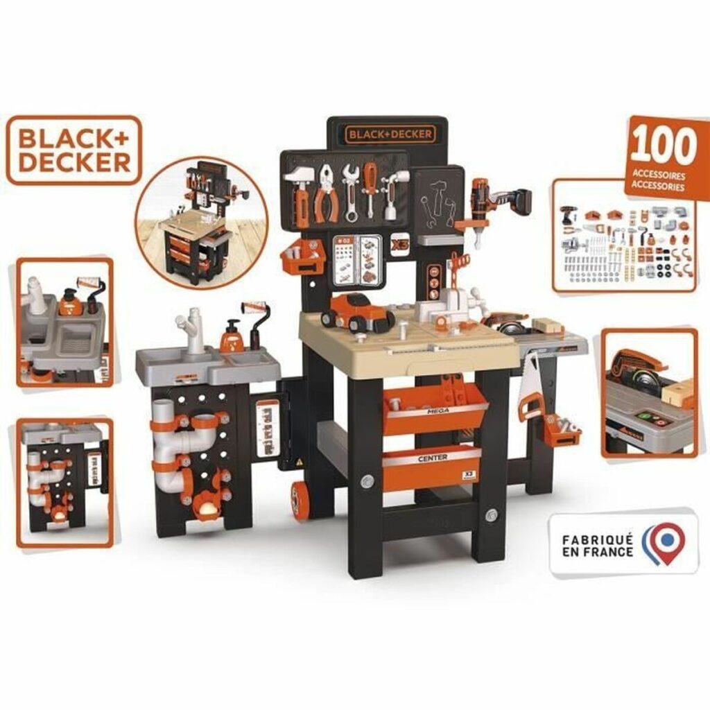Σετ από εργαλεία για παιδιά Smoby Black + Decker