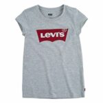 Παιδικό Μπλούζα με Κοντό Μανίκι Levi's Batwing Σκούρο γκρίζο