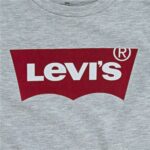 Παιδικό Μπλούζα με Κοντό Μανίκι Levi's Batwing Σκούρο γκρίζο