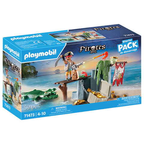 Playset Playmobil Κροκόδειλος Πειρατής 59 Τεμάχια