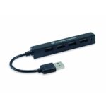 USB Hub Conceptronic HUBBIES05B Μαύρο