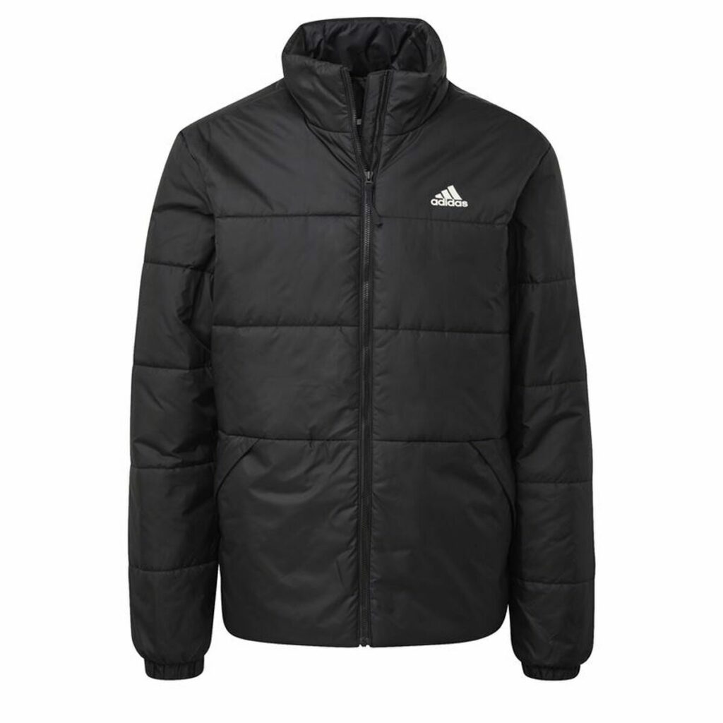 Ανδρικό Aθλητικό Mπουφάν Adidas BSC Insulated Winter Jacket 3 stripes Μαύρο
