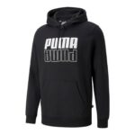 Ανδρικό  Φούτερ χωρίς Κουκούλα Puma Power Logo Μαύρο