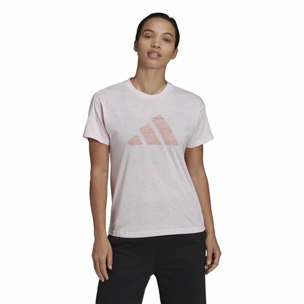 Γυναικεία Μπλούζα με Κοντό Μανίκι Adidas Future Icons Winners 3.0 Ροζ