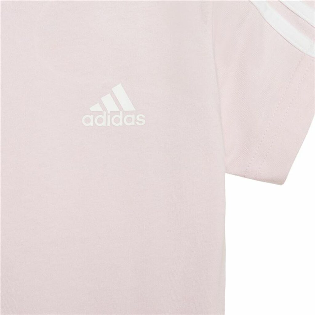 Αθλητικό Σετ για Μωρό Adidas Three Stripes Ροζ