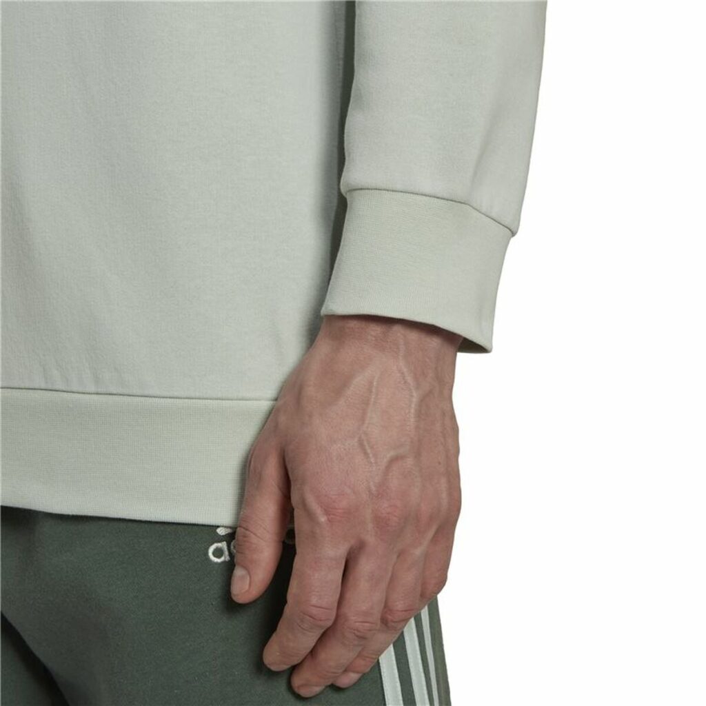Ανδρικό  Φούτερ χωρίς Κουκούλα Adidas Essentials Fleece Λευκό