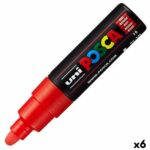 Μαρκαδόροι POSCA PC-7M Κόκκινο (x6)