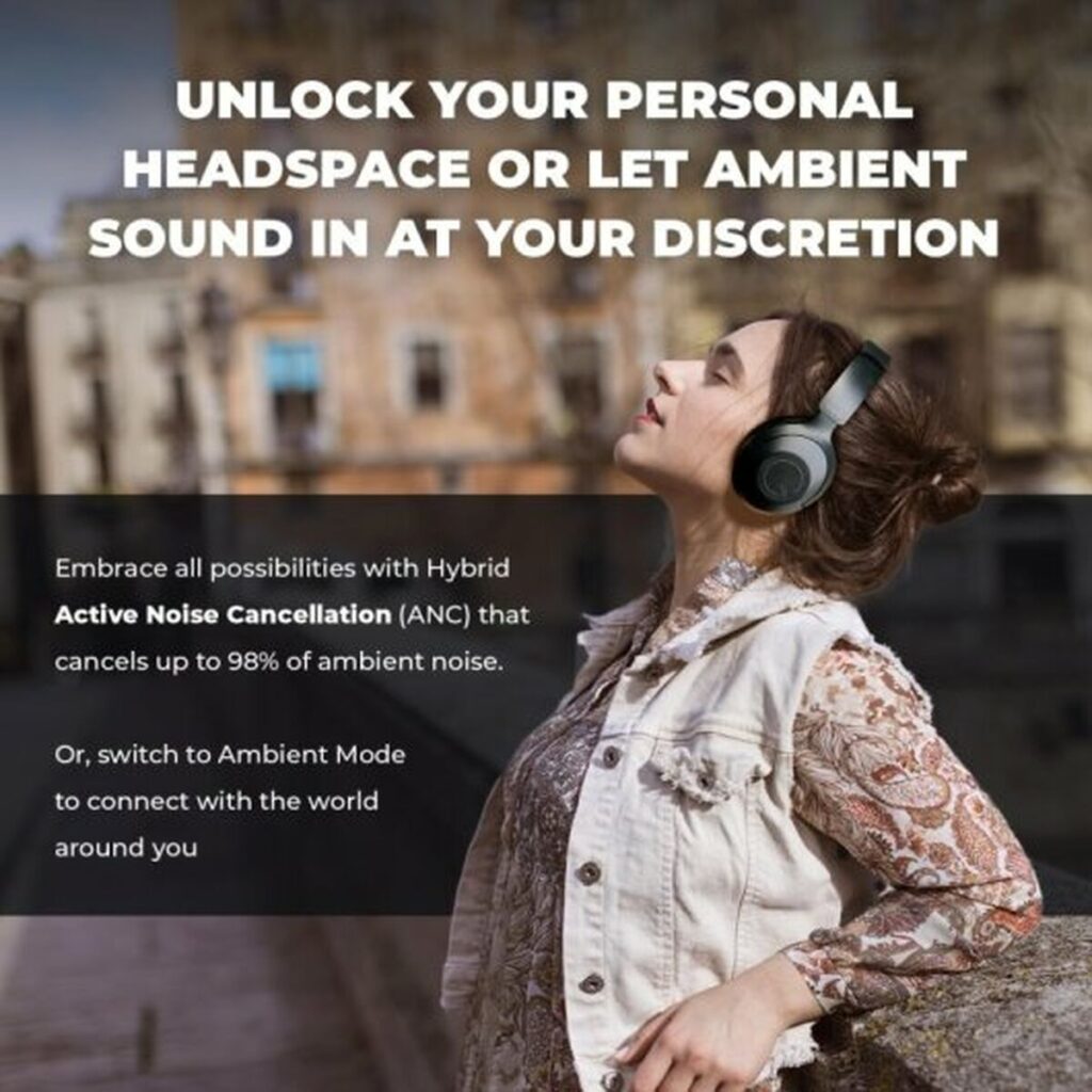 Ακουστικά με Μικρόφωνο Creative Technology Zen Hybrid Pro Μαύρο