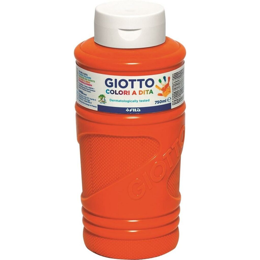 Ζωγραφική με τα Δάχτυλα Giotto Πορτοκαλί 750 ml (x6)