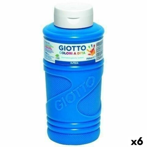 Ζωγραφική με τα Δάχτυλα Giotto Μπλε 750 ml (x6)
