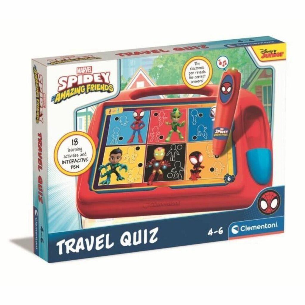 Εκπαιδευτικό παιχνίδι Clementoni Spidey Amazing Friends Travel Quiz