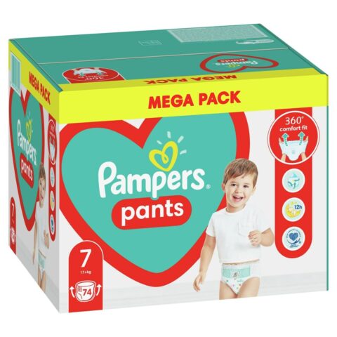 Πανάκια μιας χρήσης Pampers Pants (74 Μονάδες)