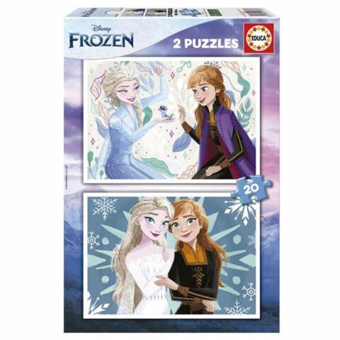Σετ 2 Παζλ Frozen 20 Τεμάχια