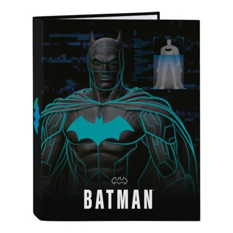 Φάκελος δακτυλίου Batman Bat-Tech Μαύρο A4 (26.5 x 33 x 4 cm)